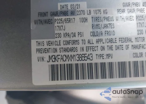 2021 Mazda Cx-5 Touring z USA, uszkodzony, nr VIN JM3KFACMXM1386543